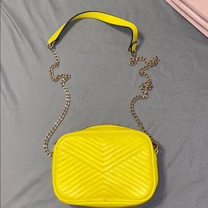 Yellow cross body